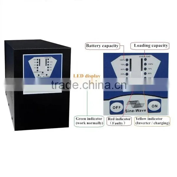6000w Pure Sine Wave Inverter 12v 24v 48v 220v photo-5