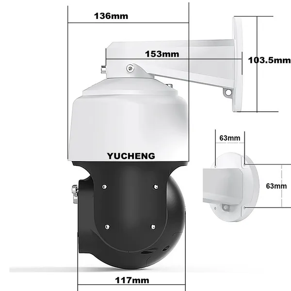5MP 25fps 40x Zoom Wiper Surveillance Camera; Security Camera; Network Camera photo-4