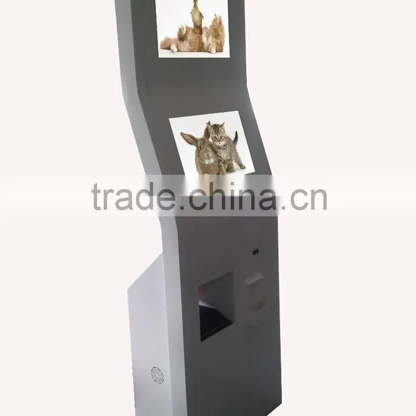 100% Warranty Lcd Kiosk Touchscreen Photo Information With Printer photo-3