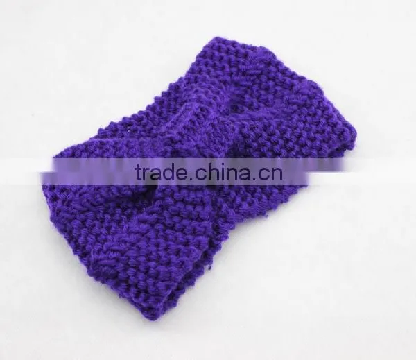Winter Warmer Korean Style Round Woolen Hair Band for Women photo-3