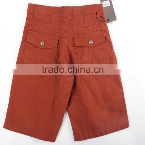 Men Hot Selling Cheap100%cotton Stock Apparel Washed Shorts photo-2