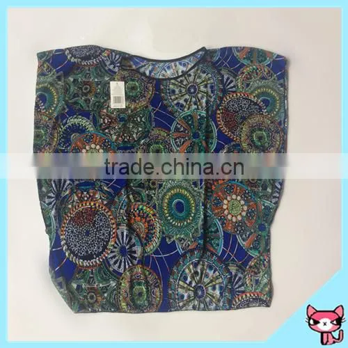 Unique Design Many Rings Pattern Sleeveless Blouse