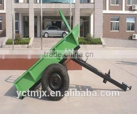 Mini Hydraulic Dump Air Brake Farm Trailer photo-2