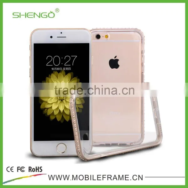 Luxury Diamond Alunimium With TPU Phone Case