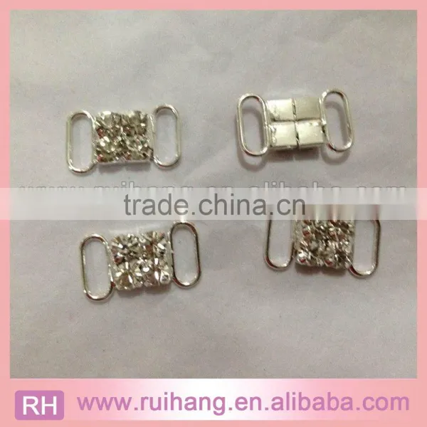 small clear rhinestone buckle for wedding invitation with pin