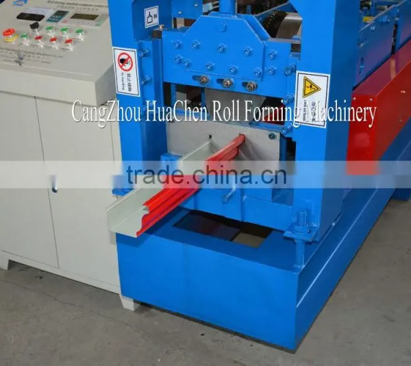 Color Steel Plate Hydraulic Gutter Rolling Machine, Gutter Machinery photo-4