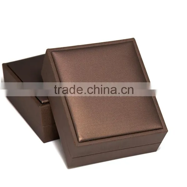 Custom Brown Plastic Pendant Jewelry Box Packaging photo-4