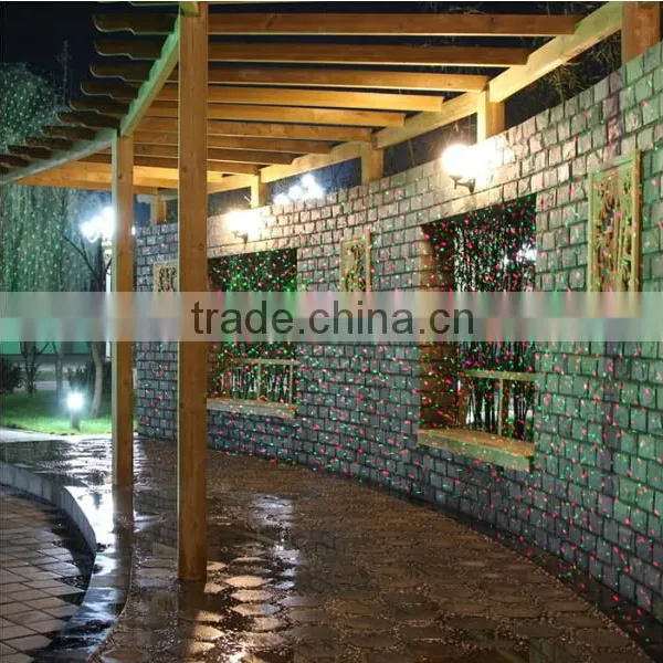 Moving Red Green Star Christmas Laser Light Laser Garden Light photo-2
