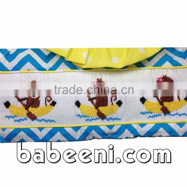 Lovely Bananas Split Hand Smocked Girl Swimwear photo-2