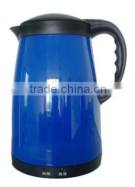 Plastic Handle Electric Stainless Steel Multi Color Kettle 1.8L photo-3