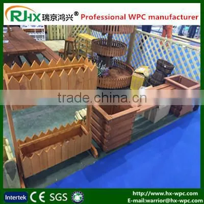 WPC Flower Box Made of Eco-friendly WPC Material for Outdoor Usage