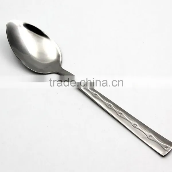 Most Customers Used Stainless Steel Table Spoon in Hotel Cutlery