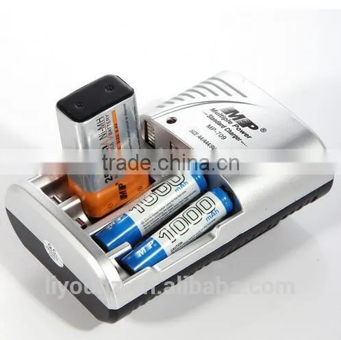 2016 Factory Sale MP-709 AAA/AA ,9V Ni-CD/Ni-MH Battery Charger High Quality Smart Charger photo-3