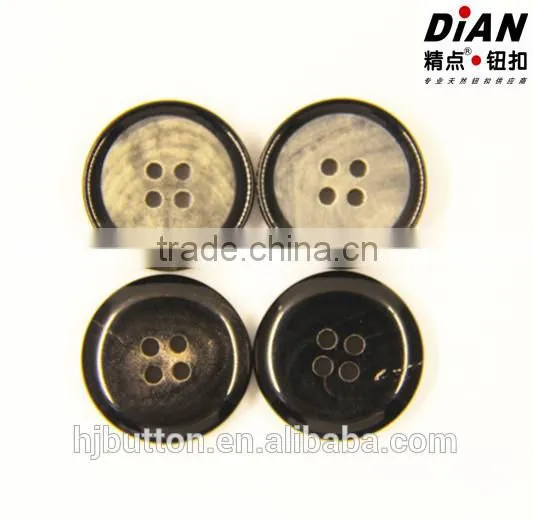 Dian Eco-Friendly Laser Colored Shirt Horn Buttons Bulk photo-3