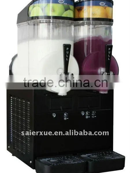 Design Professional 2 Tanks Slush Granita Machine for Sale CE Approved photo-2