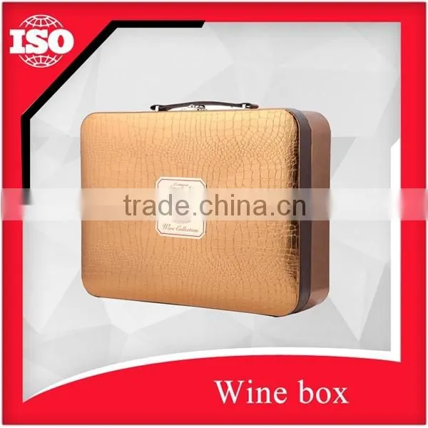 Top Grade Leather Wine Case With Handing photo-3
