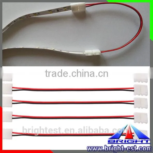 4 Pin White 10mm Width Led Strip Connector for 5050 RGB Flexible Strip photo-4
