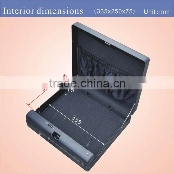 Wholesale- MD500 Micro Vault Digital Electronic Jewelry Car Gun Pistol Portable Security Storage Steel Mini Safe Box photo-3