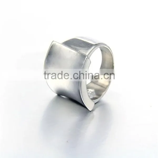 Jewellery From China Wholesale Supplier Steel Ring Women Finger Ring Size photo-5