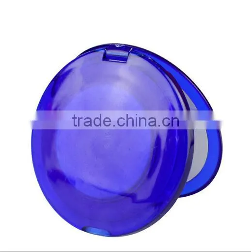 Mixed Colors Round Shape Plastic Personallized Folding Pocket Mirror photo-3