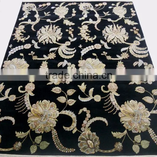 Hand Knotted Silk Carpet