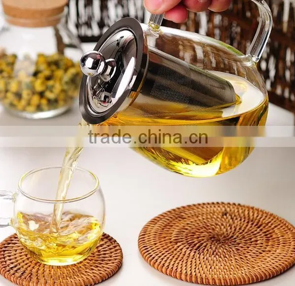 700ml Hot Selling Borosilicate Glass Tea Pot With Stainless Steel Infuser Tea Pitcher Teapot photo-3