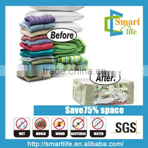 Newest Plastic Vacuum Tote Bag for Bedding photo-2