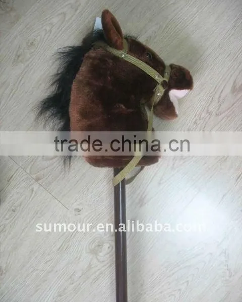 Plsuh Horse Head Stick - Pink Unicorn photo-2