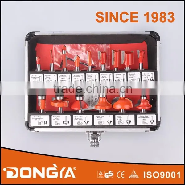 15 Pcs Set Router Bit