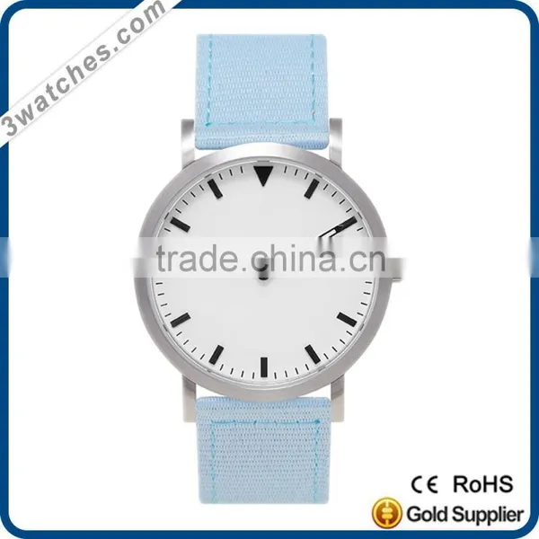 Stainless Steel Case Genuine Leather Strap Shore Quartz OEM Original Branded Fashion Watches