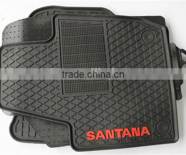 Cargo Trunk Rubber Mat Liner for Car SUV Truck Semi Custom Fit for VW Santana photo-2