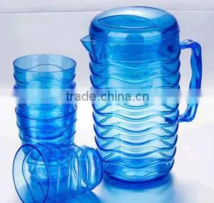 Juice pitcher, Plastic drinking set