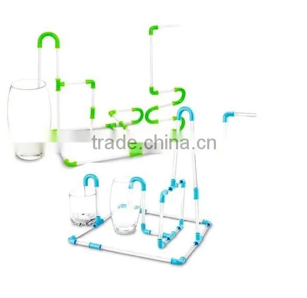 Plastic DIY Funny Straw With Connector for Kids photo-4