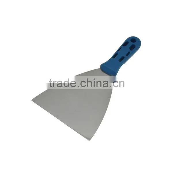 90 mm Stainless Steel Blade Red or Blue Plastic Handle Putty Knife Wide Blade Scraper photo-2