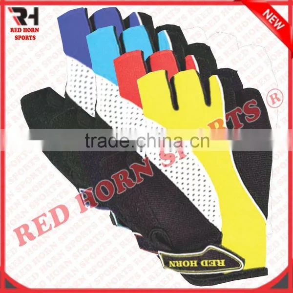 MTB Cycling Gloves, Best Quality Anti-Vibration Short Finger Gloves, Custom Designs and Logos Are Accepted photo-5