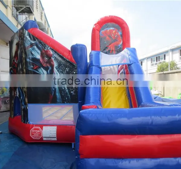 Lanqu Inflatable Best Bounce House Spiderman photo-4