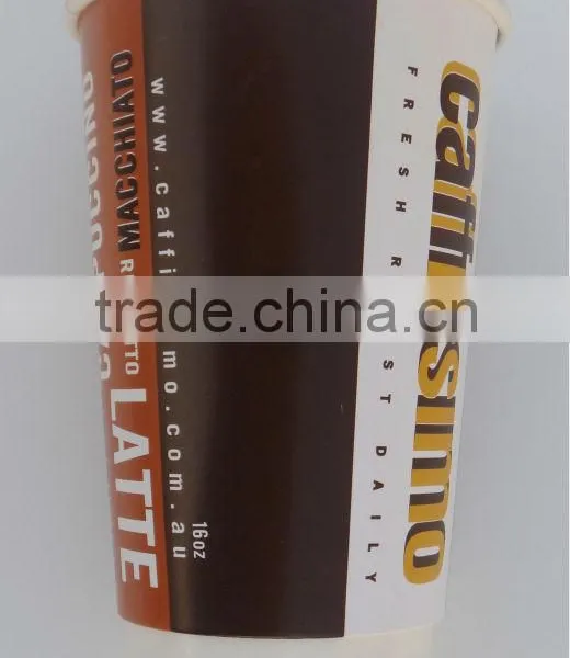16oz Eco Caffissimo Paper Cup