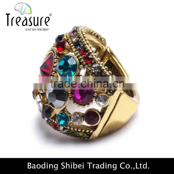 Fashionable Jewelry Mix Color Charming Jewelry Vintage Rings for Women and Men photo-2