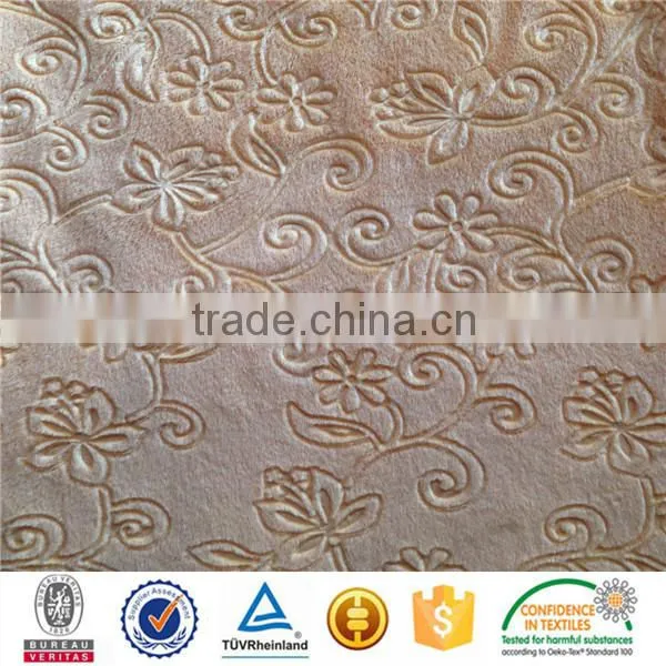 3D Embossed Velvet Pillow Cover Fabric for Upholstery Curtain Fabric photo-5