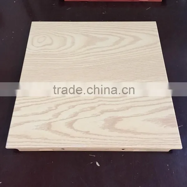 Decorative Wooden Color Galvanized Steel Metal Ceiling Suspended Panel Clip in False Ceiling photo-4