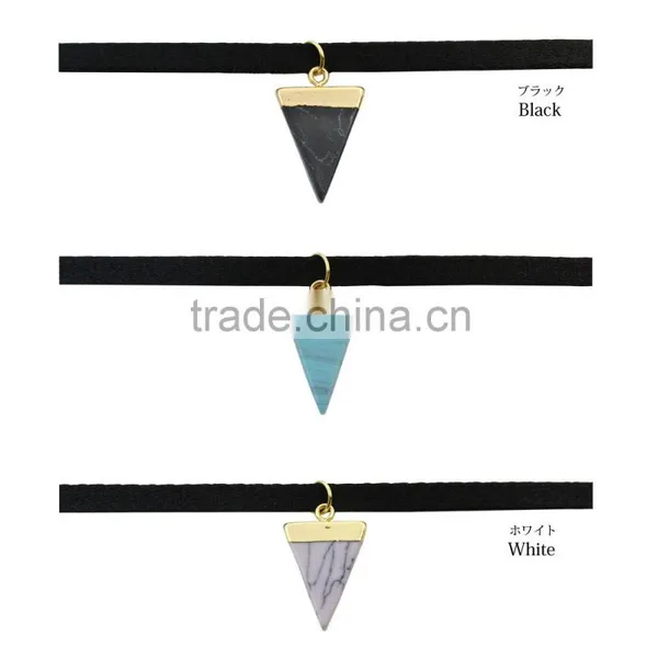 Fake Big Stone Pendant Design Fashion Osewaya Choker no Moq photo-2