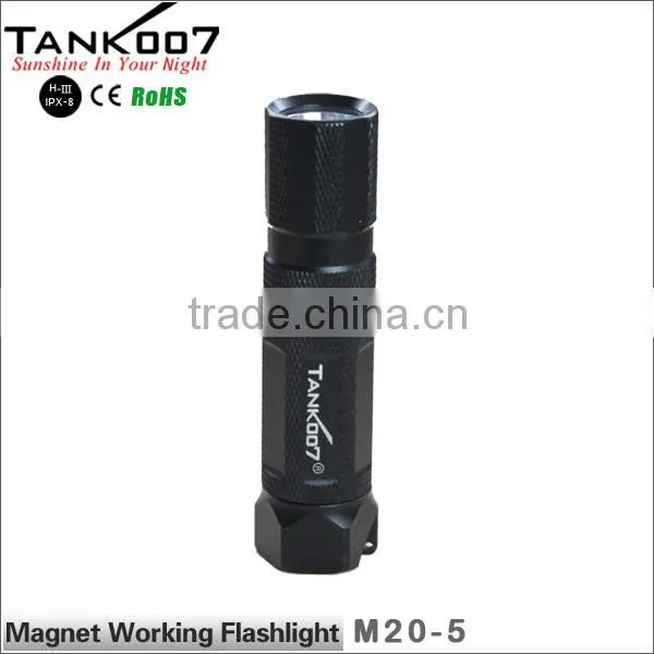 Wateproof 200 Lumen Bright Magnetic Working Flashlight Torch M20 photo-5