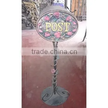 Wrought Iron Postbox Craft Iron Box