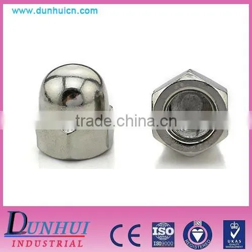 Stainless Steel Hex Domed Cap Reverse Thread Nut photo-3