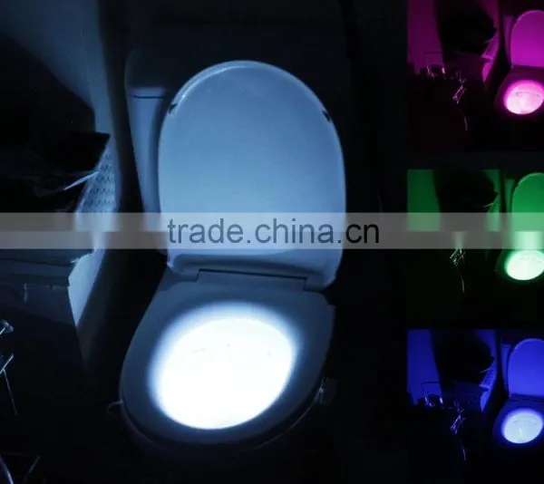 2016 New Arrival Sensor Motion Activated LED Toilet Night Light,Toilet Bowl Light Quality Choice photo-4