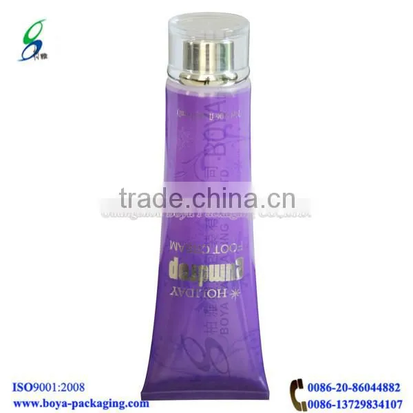 Cosmetics Packaging Containers for BB Cream Cosmetic Tubes With Acrylic Cap