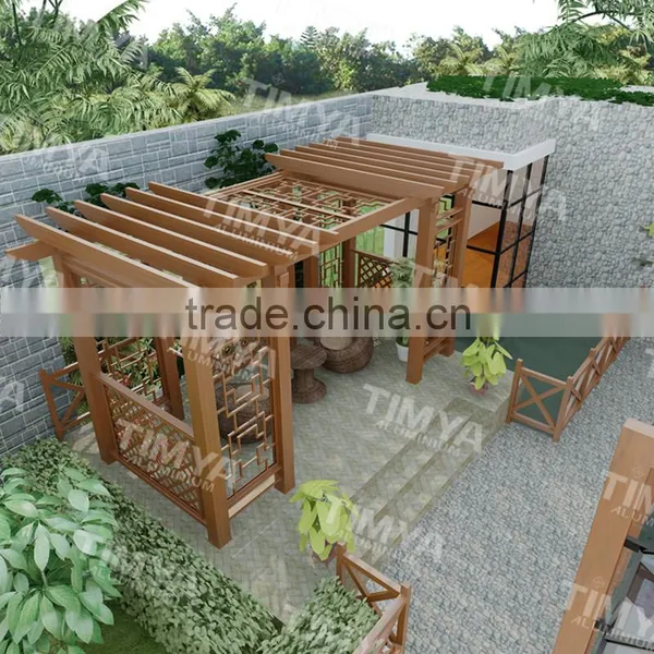 Arch Cheap Aluminium Garden Stone Column Pergola Metal photo-5