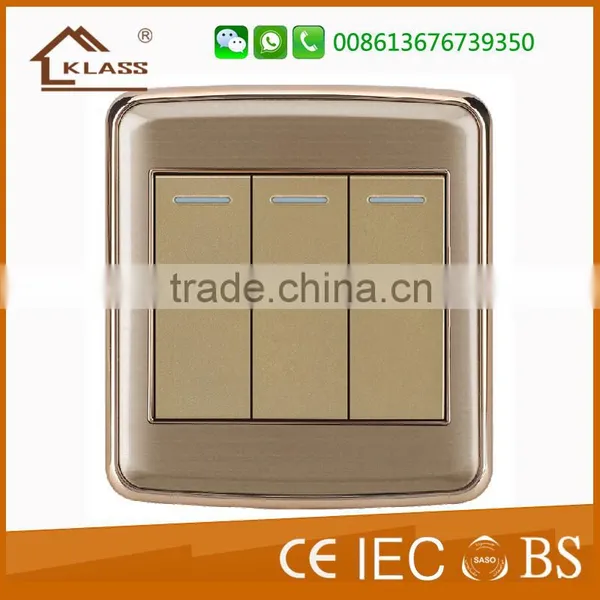 Superior Materials Lights Switch Manufacture With Silver Alloy Touch Point Of Double 13A Switched Socket photo-6
