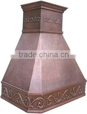 American Style Copper Kitchen Hood