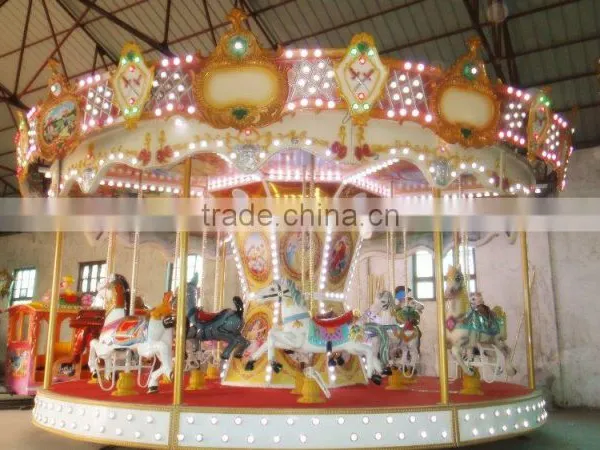 Carnival Amusement Equipment Merry go Round Family Rides Carousel for Sale photo-3